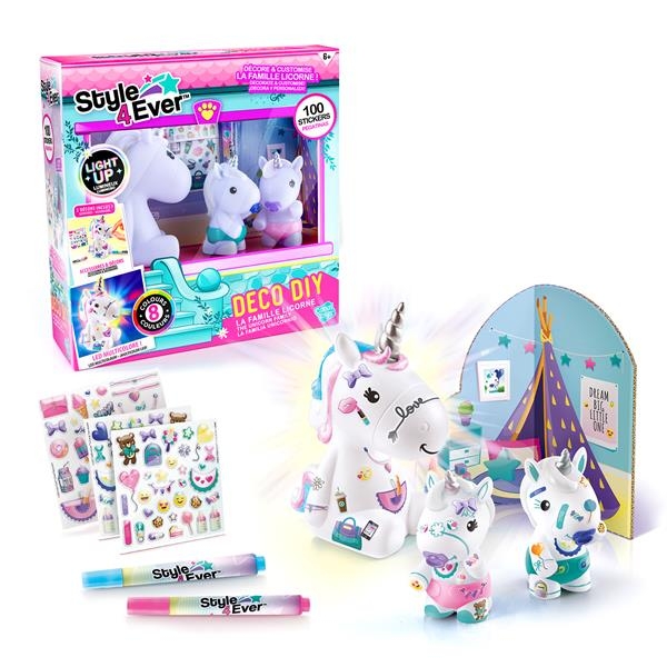Набор для творчества 4 Ever DIY Style Мои любимцы Семья сияющих единорогов (OFG287) - Pampik
