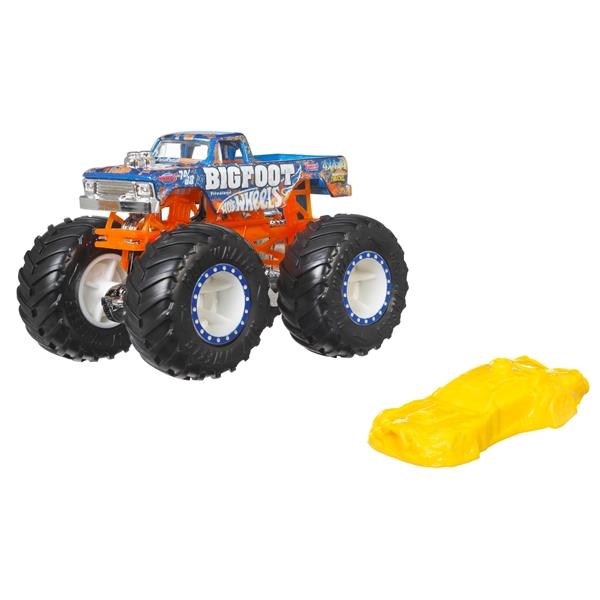 Машинка-позашляховик Hot Wheels Monster Trucks Bigfoot 1:64 (FYJ44-HNW26) - Pampik