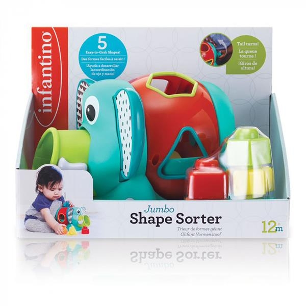 Сортер Infantino Слон Джамбо (306912I) - Pampik