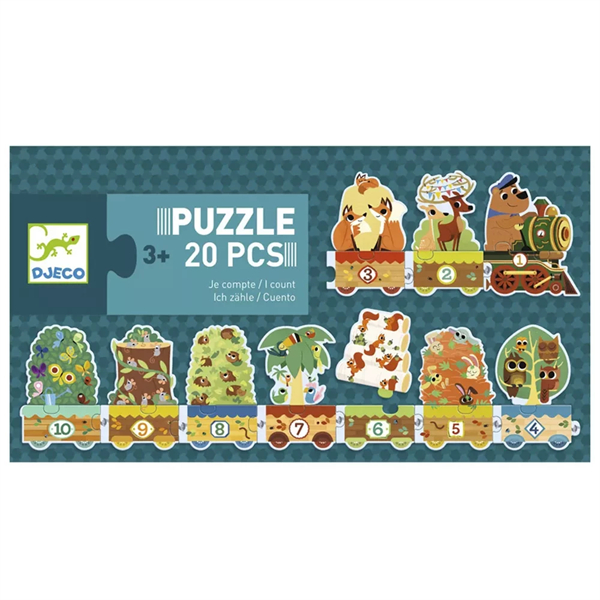 Пазл-панорама Djeco Я рахую (DJ08194) - Pampik