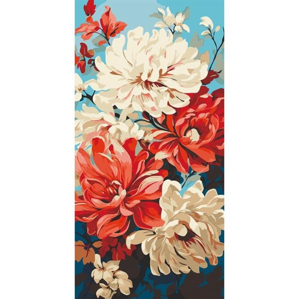 Картина по номерам ArtCraft Георгины 40х80 см (13070-AC) - Pampik