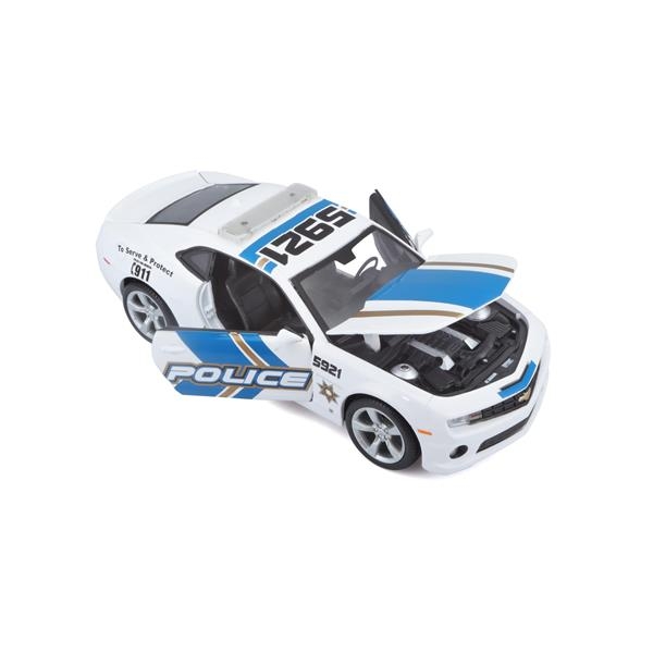 Автомодель Maisto 2010 Chevrolet Camaro SS RS Police білий 1:24 (31208 white) - Pampik - 5