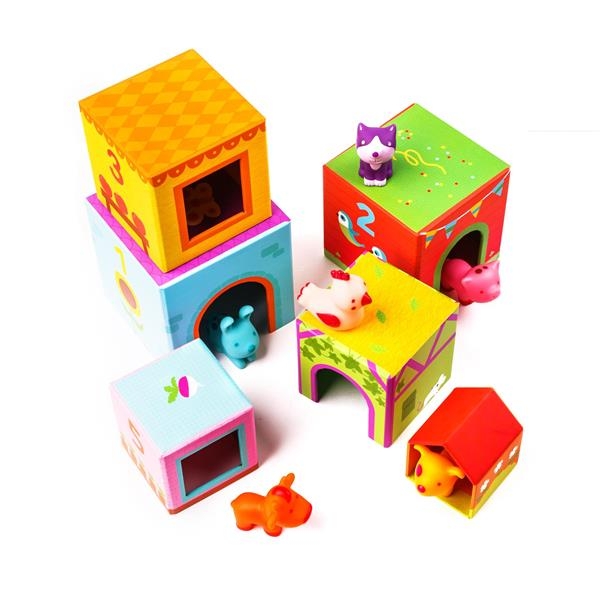 Ігровий набір Djeco Топанімо ферма 12 ел. (DJ09108) - Pampik - 3