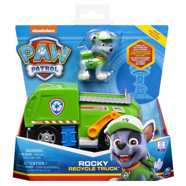 Ігровий набір Paw Patrol Сміттєвоз із водієм Рокі (SM16775/9948) - Pampik