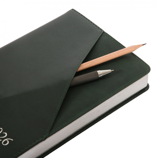 Щоденник Leo Planner Whisky А5, датований 2026, 368 сторінок, зелений (252669) - Pampik - 5