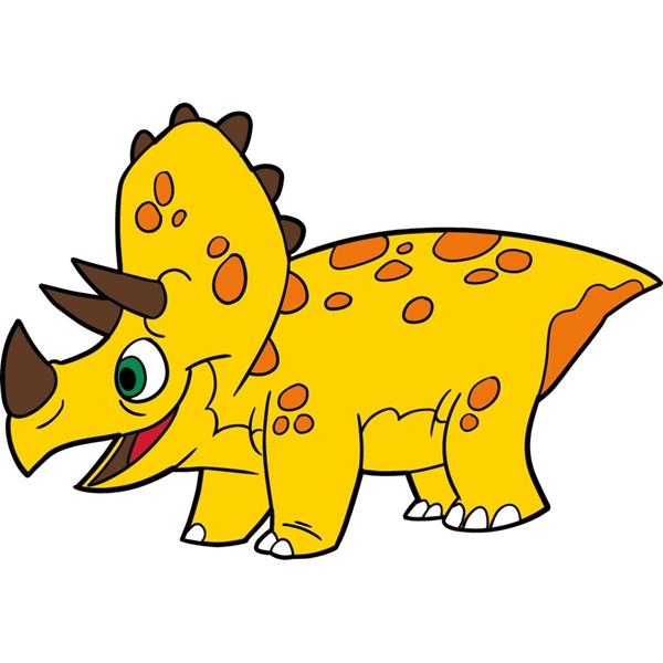 Детская раскраска ArtCraft Трицератопсик 25х30 см (15058-AC) - Pampik