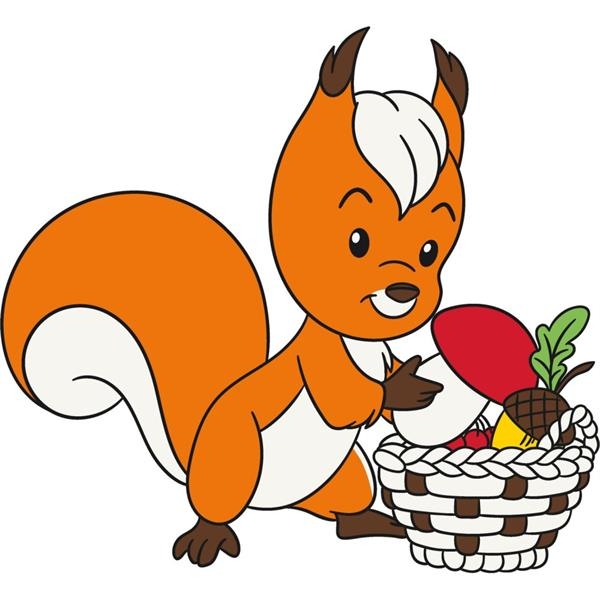 Детская раскраска ArtCraft Белочка 25х30 см (15079-AC) - Pampik