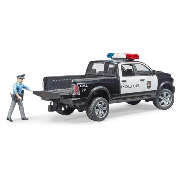 Автомодель Bruder Поліцейський пікап RAM 2500 із фігуркою 1:16 (02505) - Pampik - 2