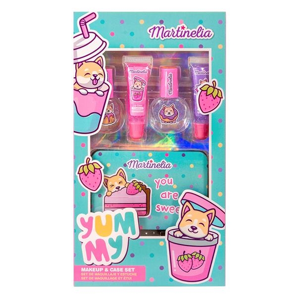 Набір дитячої косметики Martinelia Yummy 4 предмети та кейс (30593) - Pampik