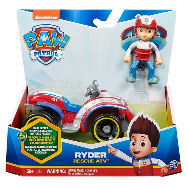 Игровой набор Paw Patrol Спасательный автомобиль с водителем Райдер (SM16775/8807) - Pampik - 10