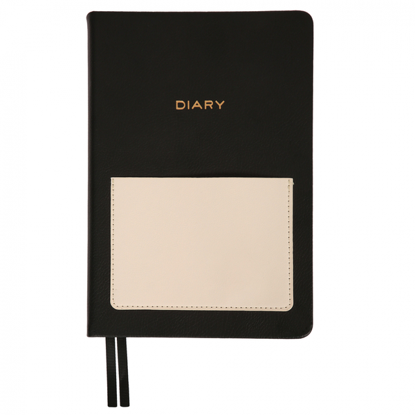 Щоденник Leo Planner Ottavio А5, датований 2026, 368 сторінок, чорний (252684) - Pampik