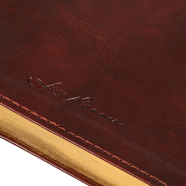 Щоденник Leo Planner Aldento А6, датований 2026, 352 сторінки, коричневий (252674) - Pampik - 4