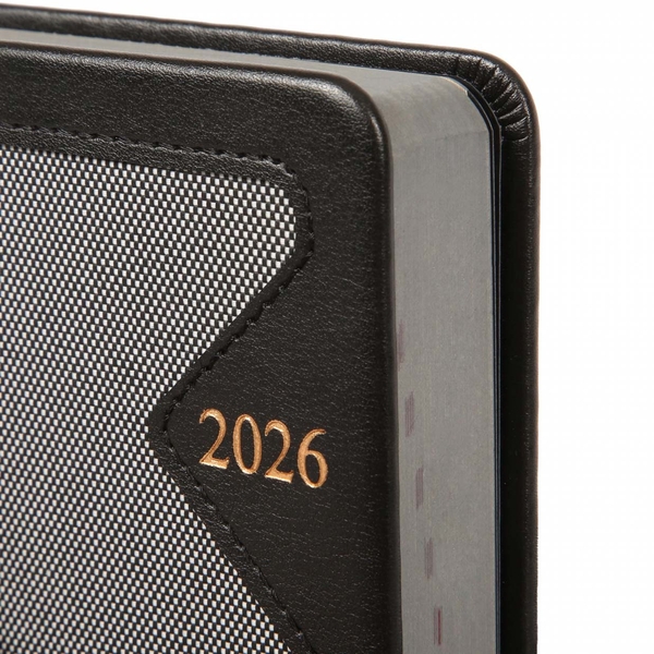 Щоденник Leo Planner Bruno, А6, датований 2026, 352 сторінки, сірий (252704) - Pampik - 3