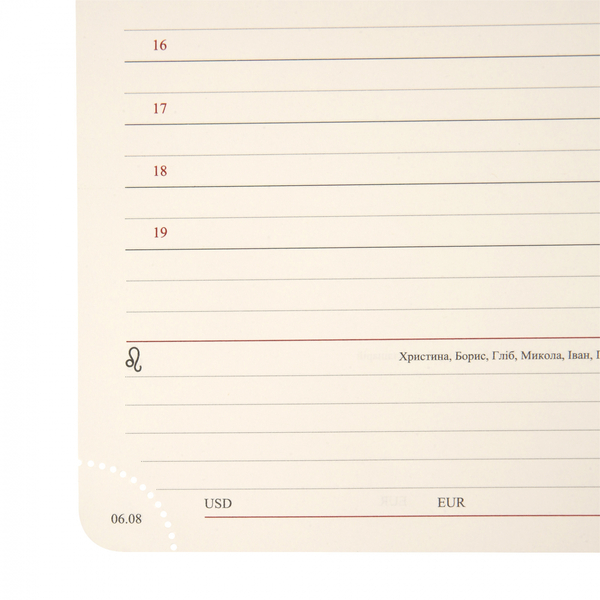 Щоденник Leo Planner Boss А5, датований 2026, 368 сторінок, синій (252633) - Pampik - 13