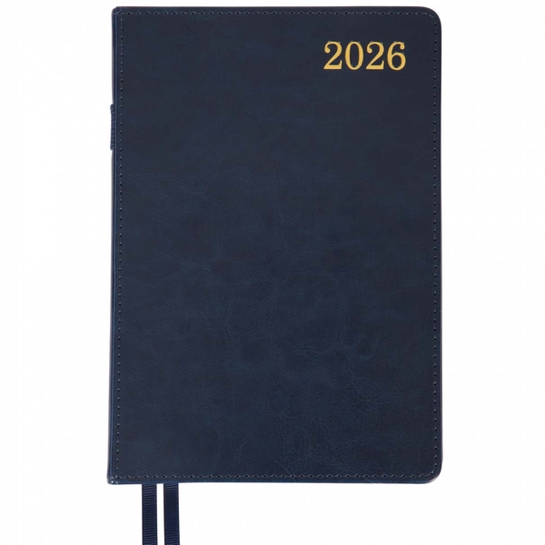 Щоденник Leo Planner City А5, датований 2026, 368 сторінок, синій (252667) - Pampik