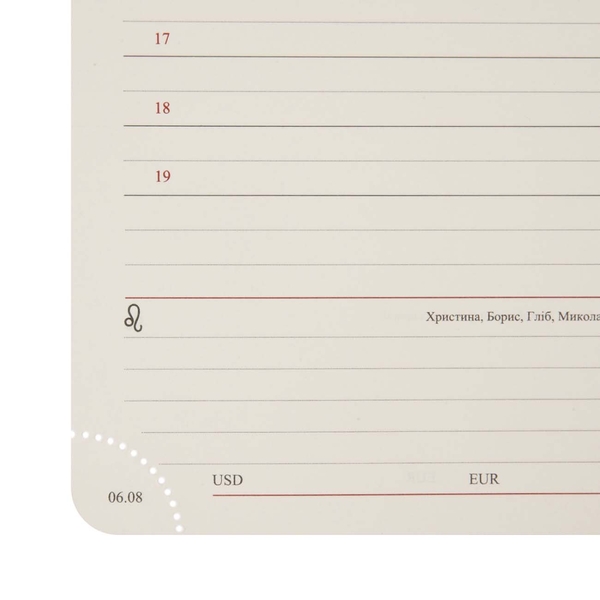 Щоденник Leo Planner Bruno, А6, датований 2026, 352 сторінки, сірий (252704) - Pampik - 13