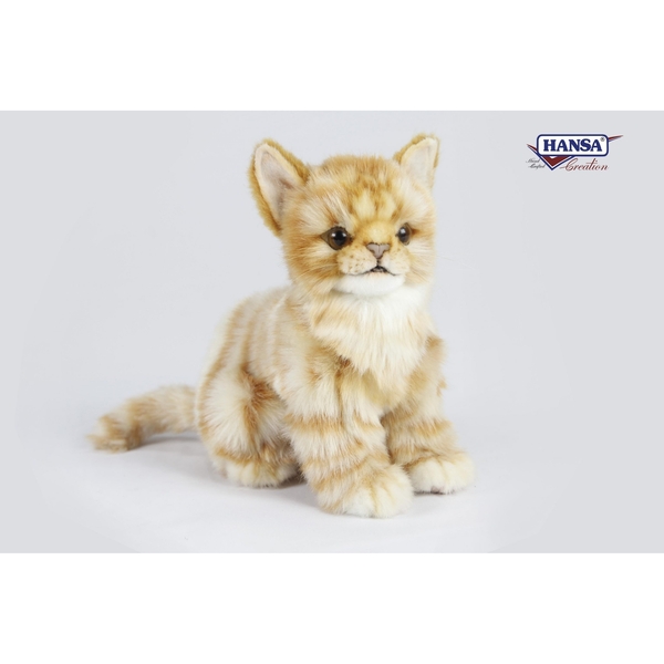 М'яка іграшка Hansa Кошеня жакардове, 19 см (7176) - Pampik - 2