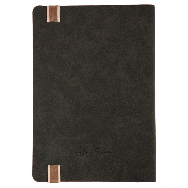 Щоденник Leo Planner Trend А5, датований 2026, 368 сторінок, чорний (252693) - Pampik - 2