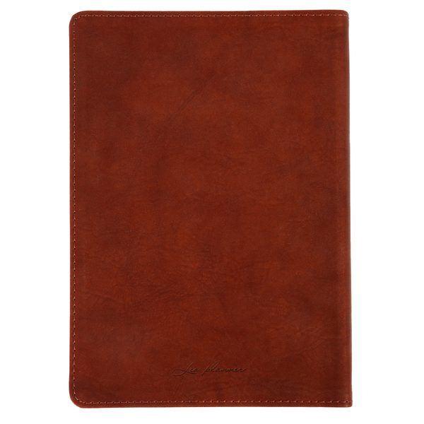 Щоденник Leo Planner Case А5, датований 2026, 368 сторінок, коричневий (252659) - Pampik - 2