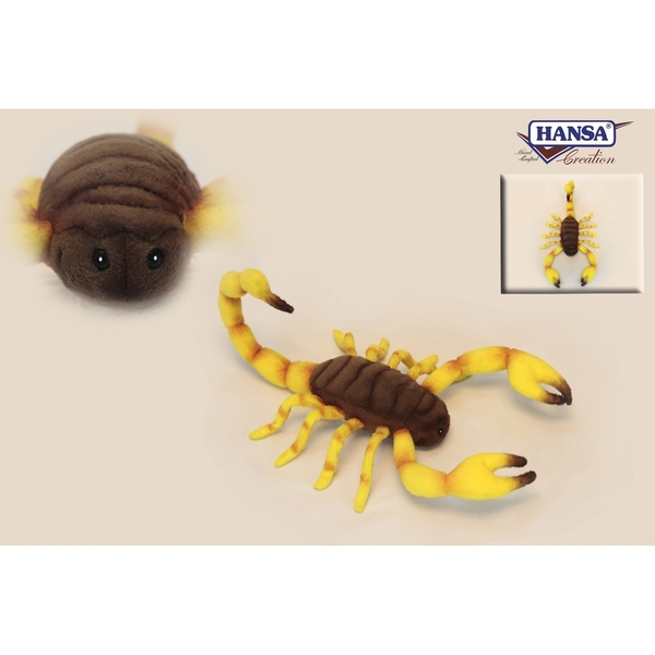 М'яка іграшка Hansa Скорпіон, довжина 24 см (6564) - Pampik - 2