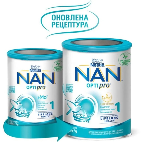 Детская смесь начальная молочная сухая NAN 1 OPTIPRO с 5 олигосахаридами и L. Reuteri, для детей с рождения, 400 г - Pampik - 6