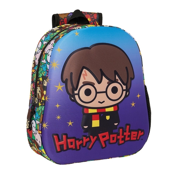 Рюкзак дитячий Safta Harry Potter 3D, 33х27х10 см, синій (622482890) - Pampik