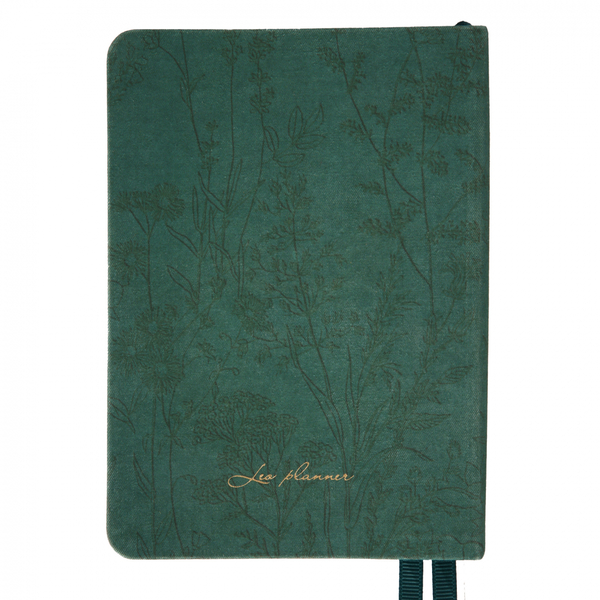 Щоденник Leo Planner Fiorella А6, датований 2026, 352 сторінки, смарагдовий (252707) - Pampik - 2
