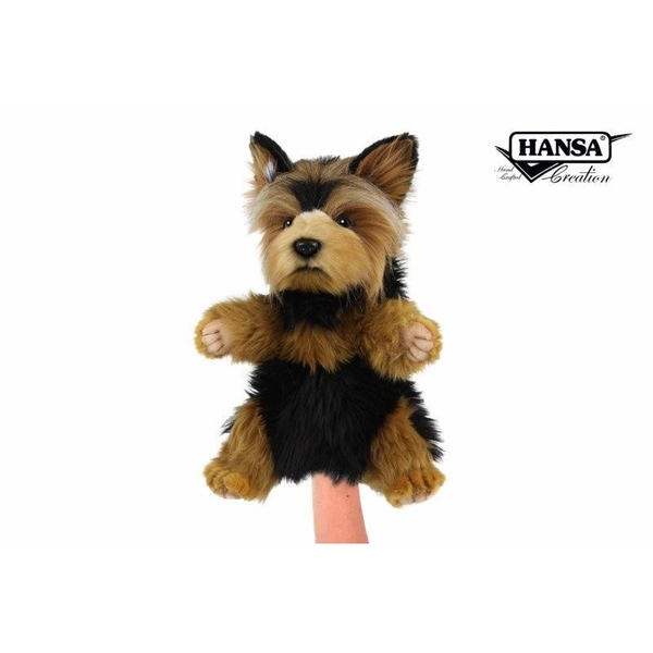 М'яка іграшка на руку Hansa Puppet Йоркширський тер'єр, 31 см (8453) - Pampik - 2