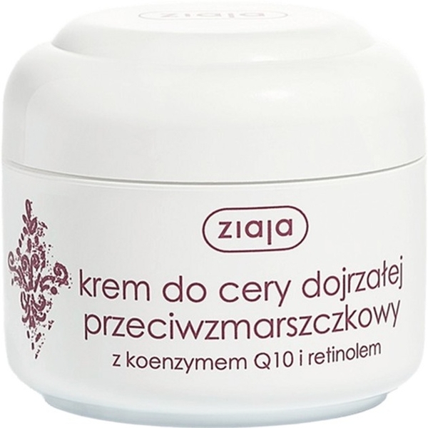 Крем для лица Ziaja Антивозрастной с коэнзимом Q10 и ретинолом, 50 мл - Pampik