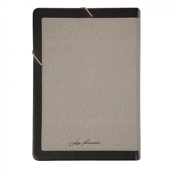 Щоденник Leo Planner Bruno А5, датований 2026, 368 сторінок, сірий (252685) - Pampik - 2