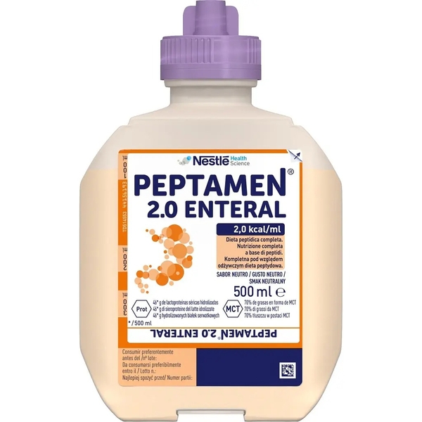 Энтеральное питание Peptamen 2.0, для взрослых, 500 мл (12467001) - Pampik