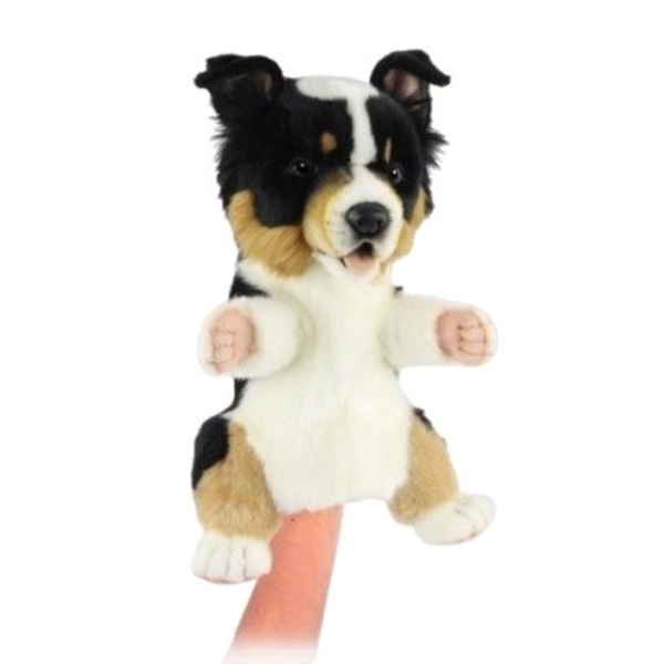 М'яка іграшка на руку Hansa Puppet Цуценя австралійського келпі, 31 см (8455) - Pampik