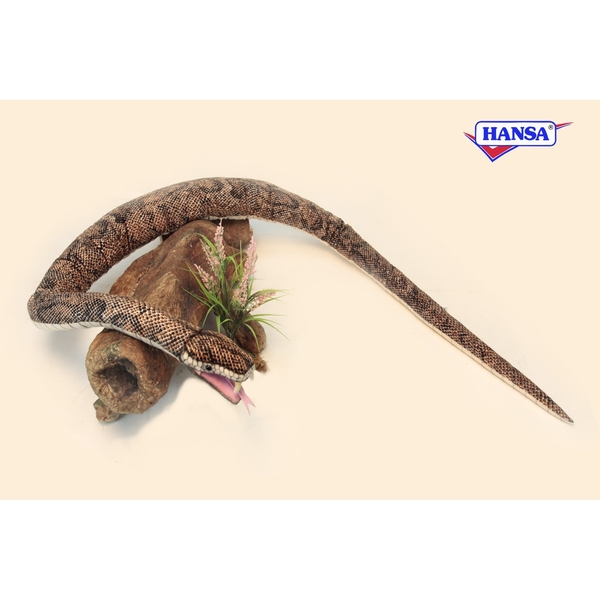 М'яка іграшка Hansa Пітон коричневий, довжина 258 см (6373) - Pampik - 2
