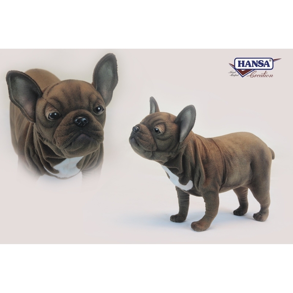 Мягкая игрушка Hansa Французский бульдог, длина 50 см (6600) - Pampik - 2