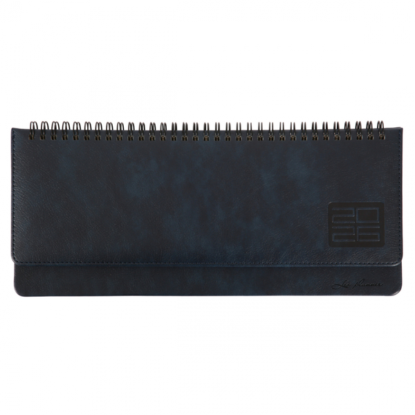 Планінг настільний Leo Planner Persona, датований 2026, 30х14 см, 128 сторінок, синій (252658) - Pampik