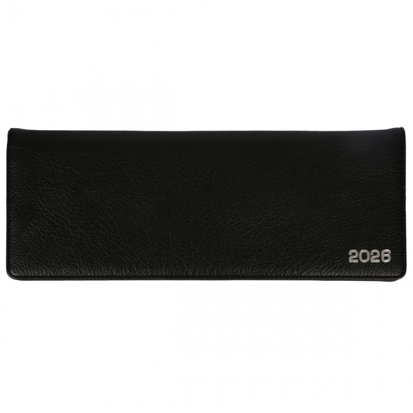 Планінг-щотижневик настільний Leo Planner Credo, датований 2026, 34х13 см, 128 сторінок, чорний (252679) - Pampik