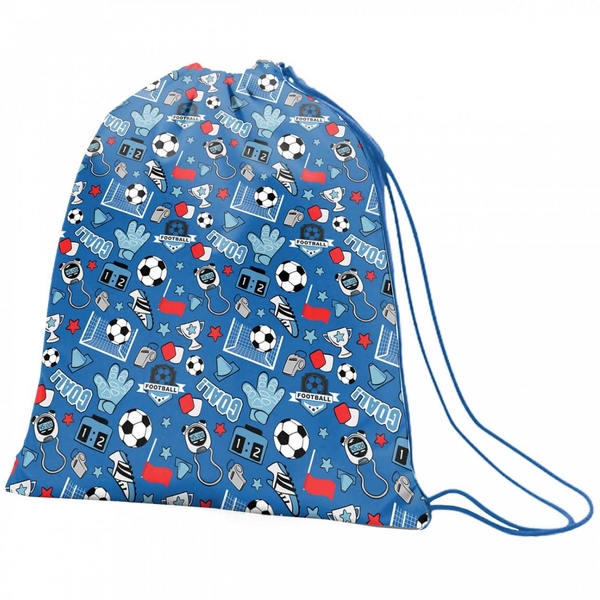 Сумка для взуття 1 Вересня SB-10 Football, синій (552589) - Pampik