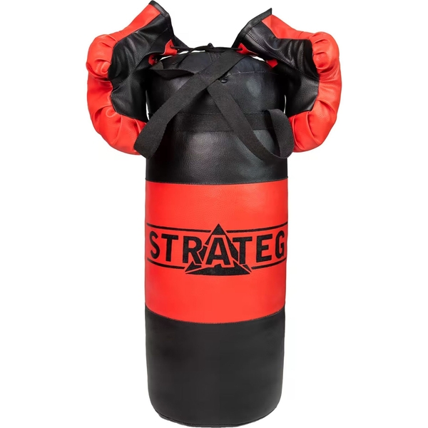 Боксерський набір Strateg NEW, великий, червоно-чорний (2076) - Pampik