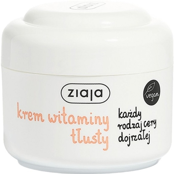 Крем для лица Ziaja Витаминный, увлажняющий, с провитамином B5 и E, F, C, 50 мл - Pampik
