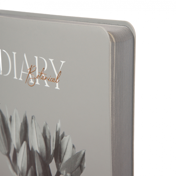 Щоденник Leo Planner Botanic А5, недатований, 320 сторінок, сірий (252691) - Pampik - 3