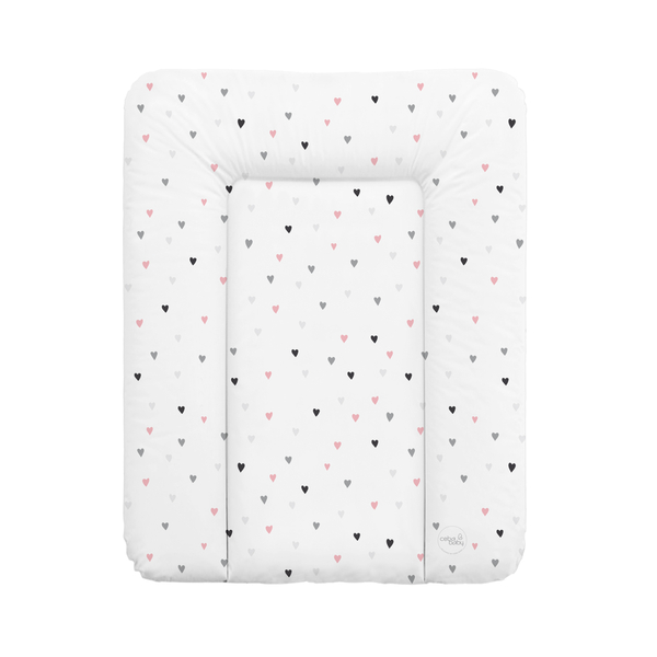 Сповивальний матрац Ceba Baby Comfort Love Mood, 50x70 см, білий (W-143-305-719) - Pampik