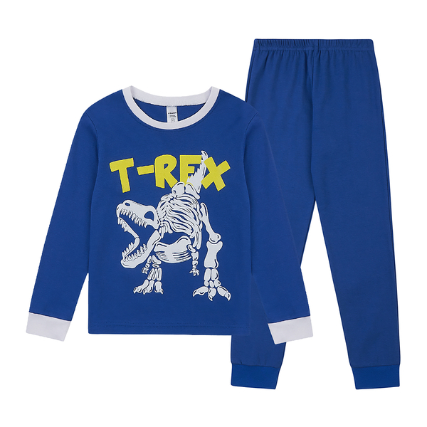 Піжама, що світиться Garnamama Neon PG 146 Білий Синій (1072379.50841113) - Pampik