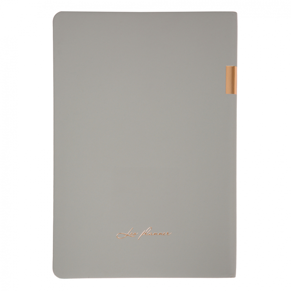 Щоденник Leo Planner Botanic А5, недатований, 320 сторінок, сірий (252691) - Pampik - 2