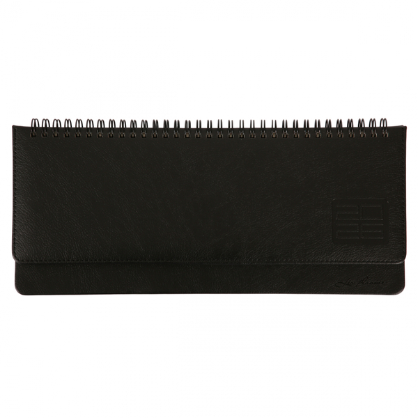 Планінг настільний Leo Planner Persona, датований 2026, 30х14 см, 128 сторінок, чорний (252657) - Pampik