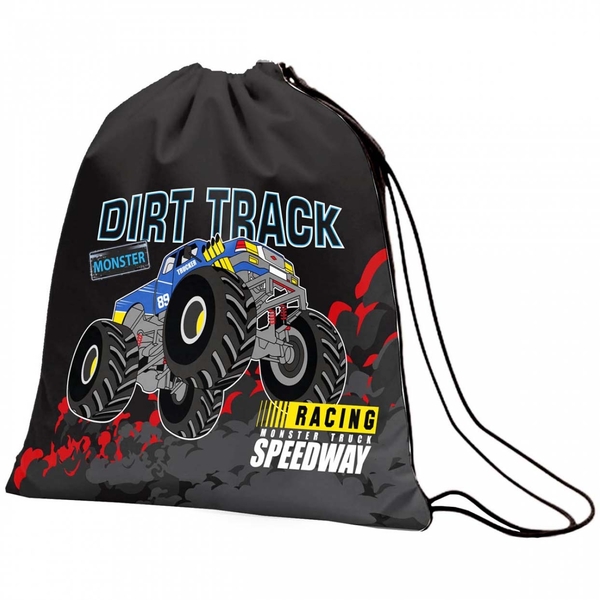 Сумка для взуття 1 Вересня SB-10 Monster Truck, чорний (552587) - Pampik