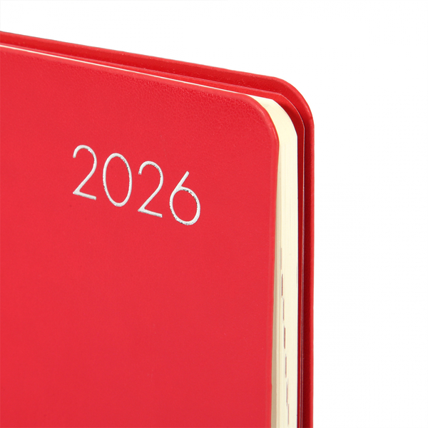 Щотижневик Leo Planner Story, датований 2026, 10х17 см, 128 сторінок, червоний (252652) - Pampik - 4