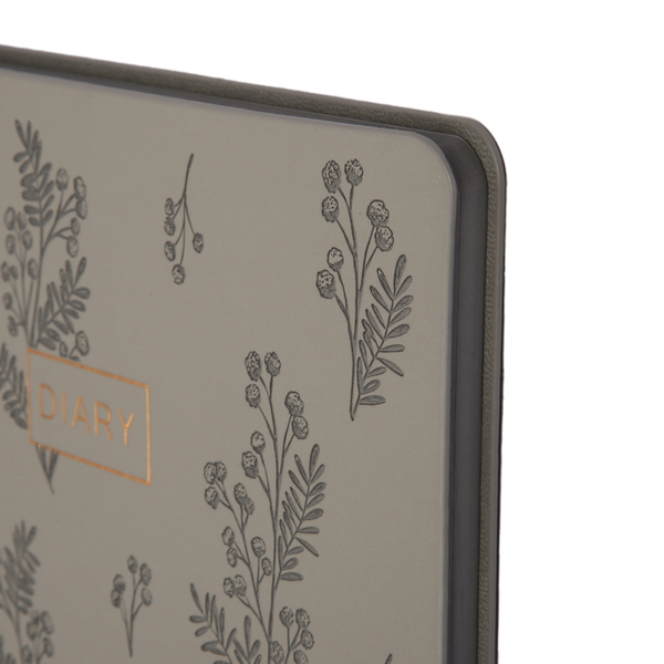 Щотижневик Leo Planner Fiore, датований 2026, 10х17 см, 128 сторінок, сірий (252715) - Pampik - 8