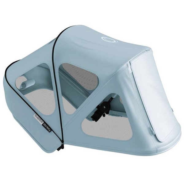 Літній капюшон для коляски Bugaboo Donkey Breezy Vapor Blue, блакитний (180322VB01) - Pampik