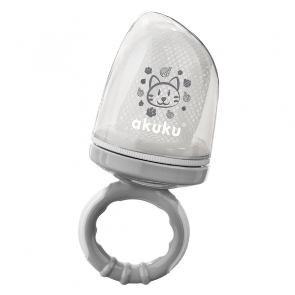 Ніблер для годування Akuku Kitty, сірий (A0515) - Pampik