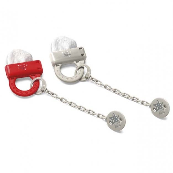 Ніблер на ланцюжку Jane, з кліпсою та змінною сіточкою, 5+ міс., 1 шт. в асортименті (20220C01) - Pampik